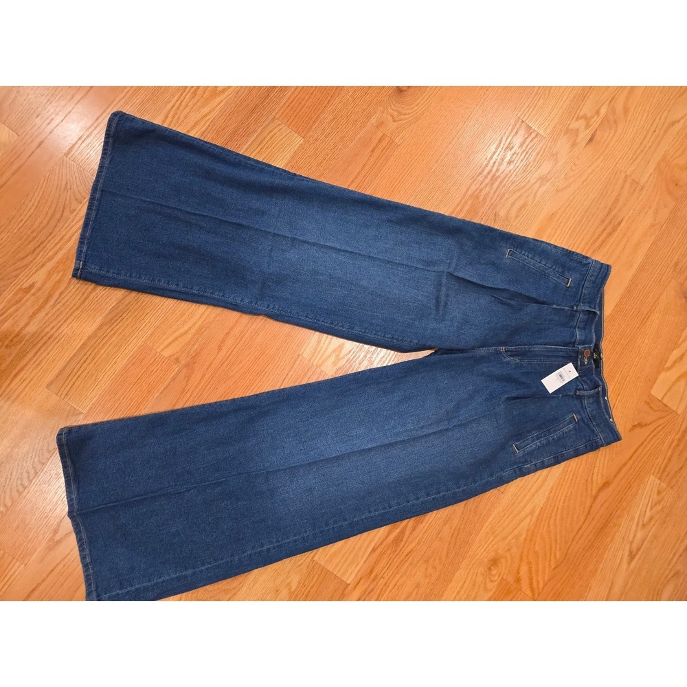 Ann Taylor The Pleated Palazzo Jean women's size 8 new with tags - Picture 5 of 8